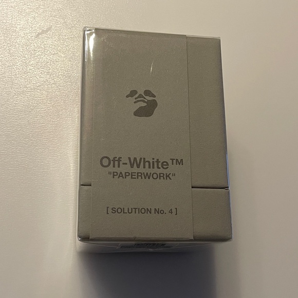 SEALED NEW PAPERWORK SOLUTION NO 4 EDP 3.4oz/100ml OFF WHITE fragrance perfume - Picture 2 of 7